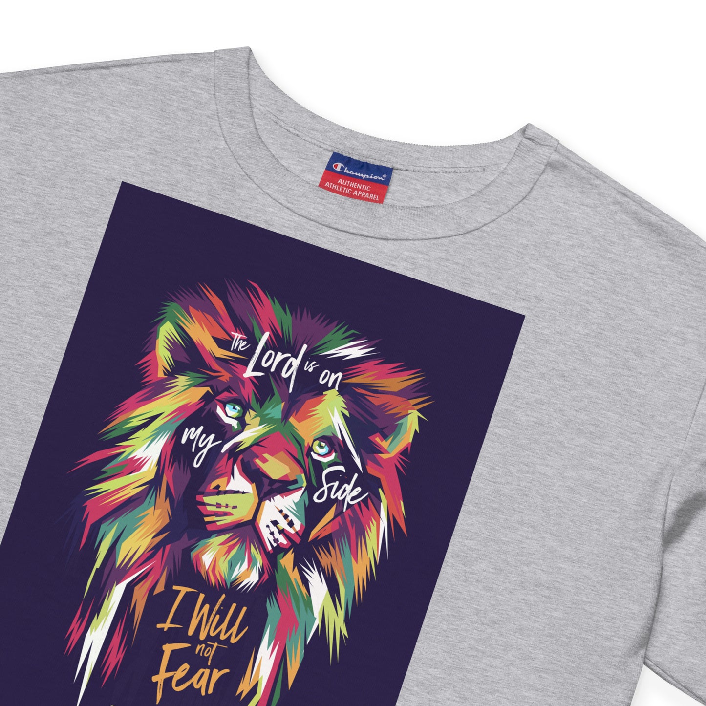 I Will Not Fear Champion Crop Top