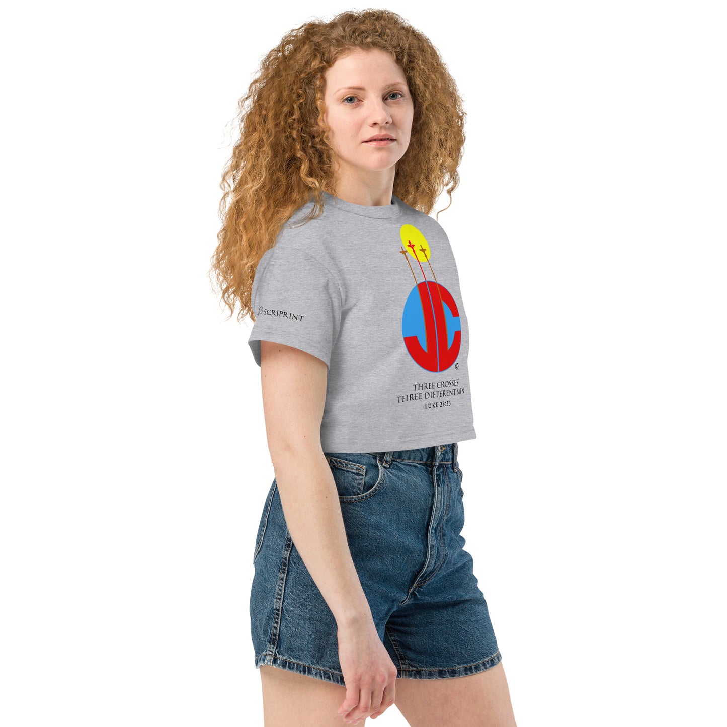 Three Crosses Crop Top