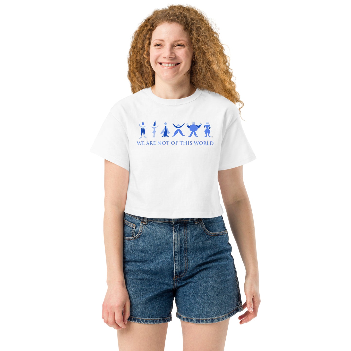 We Are Not of This World Champion Crop Top