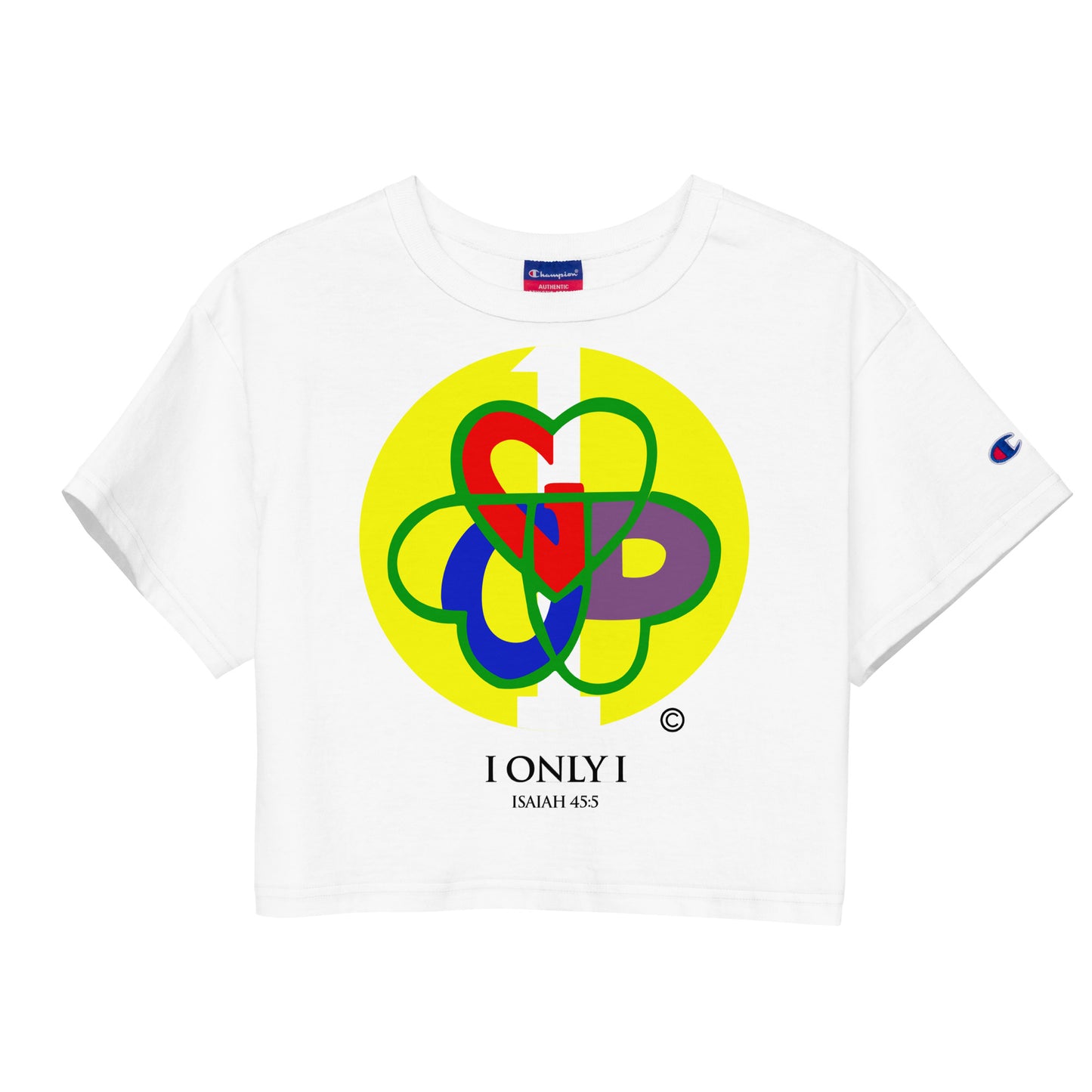 I Only I Champion Crop Top