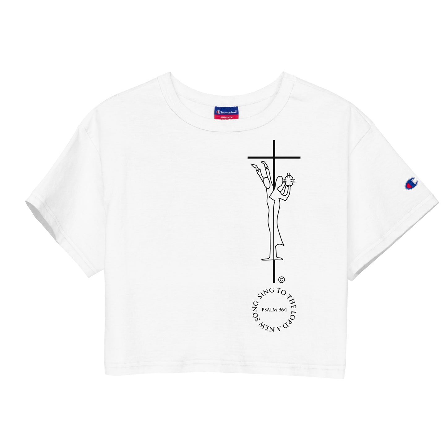 Sing to the Lord Champion Crop Top