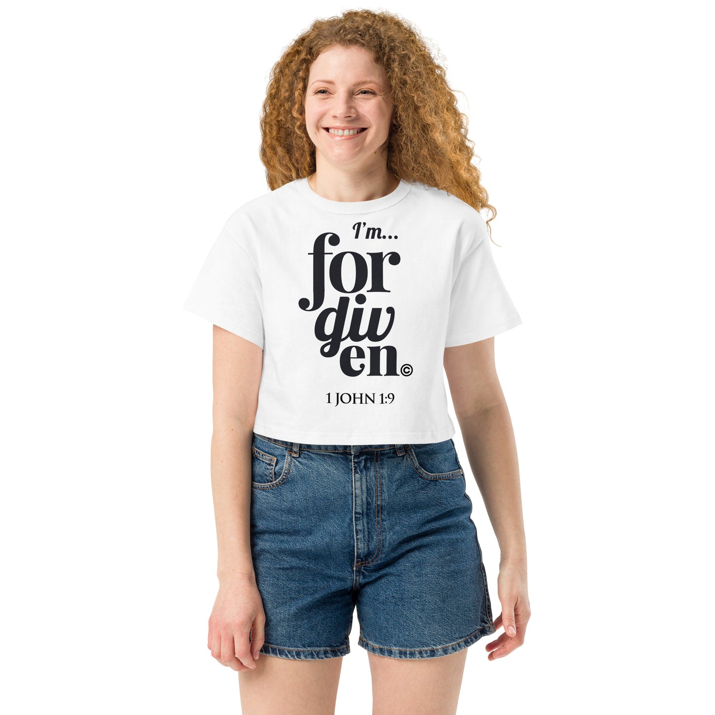I'm Forgiven Champion Crop Top