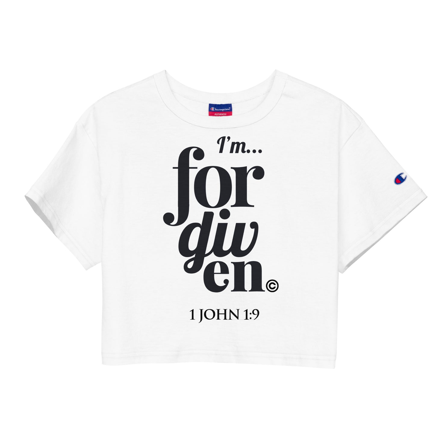 I'm Forgiven Champion Crop Top