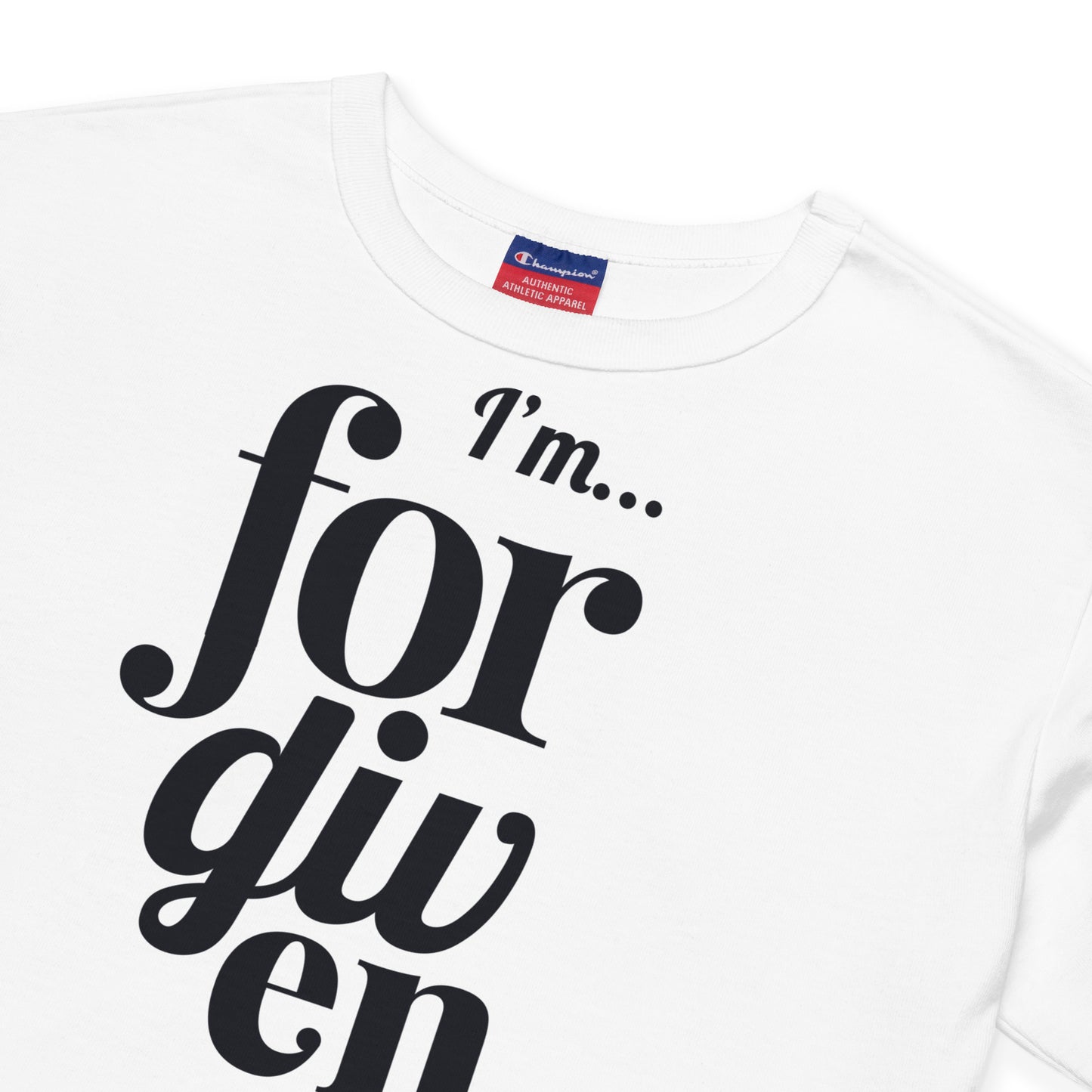 I'm Forgiven Champion Crop Top