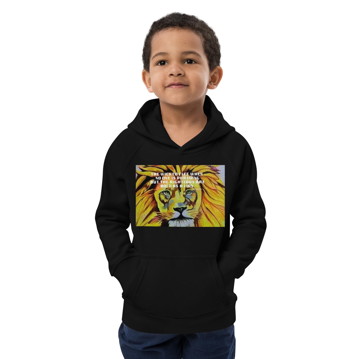Bold as a Lion Kids Eco Hoodie