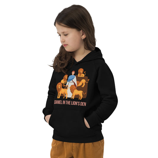 Daniel in the Lion's Den Kids Eco Hoodie