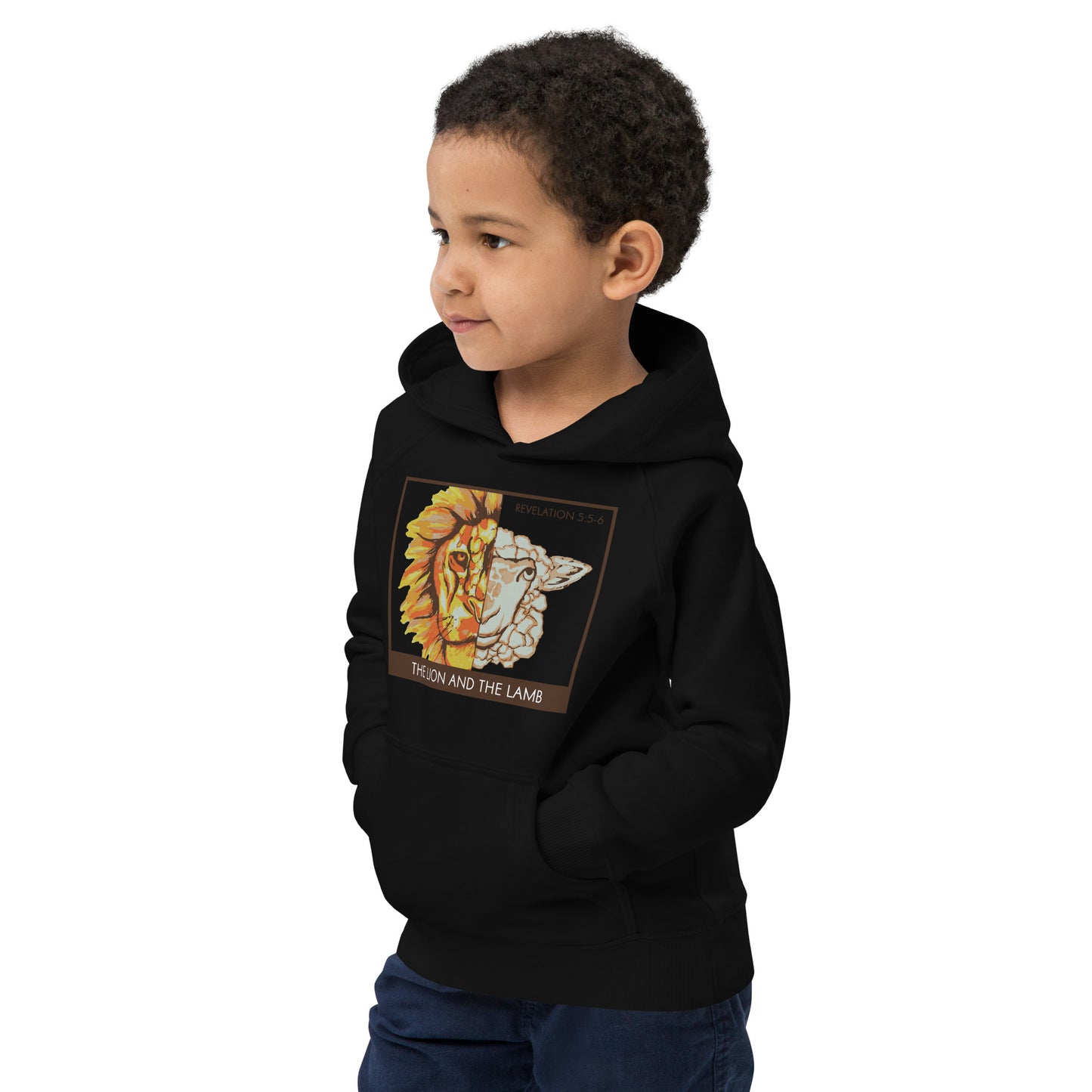 The Lion and the Lamb Kids Eco Hoodie