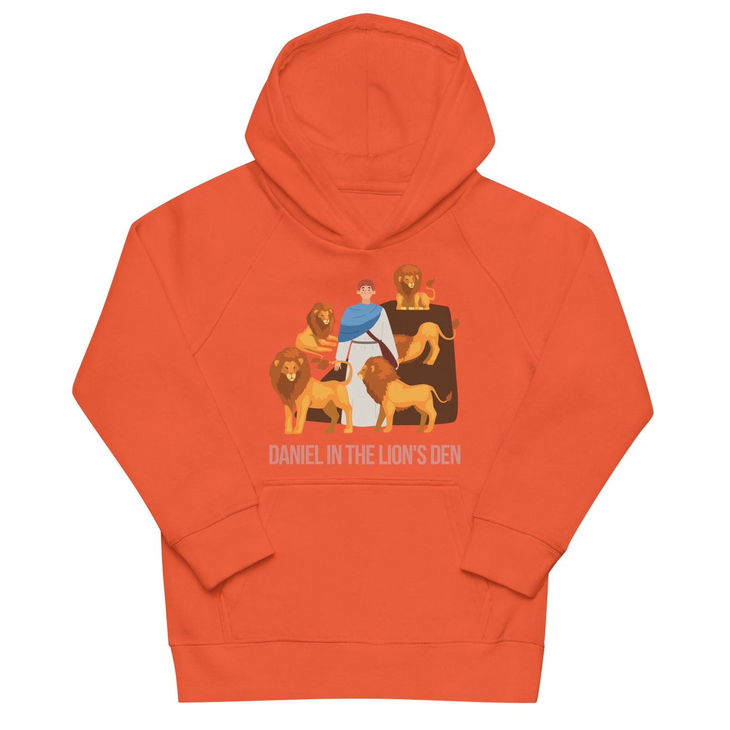 Daniel in the Lion's Den Kids Eco Hoodie