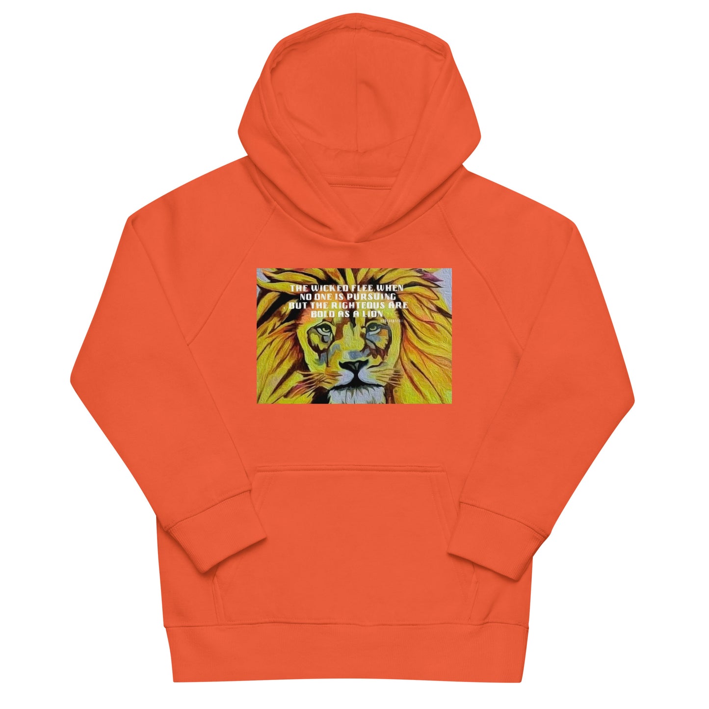 Bold as a Lion Kids Eco Hoodie