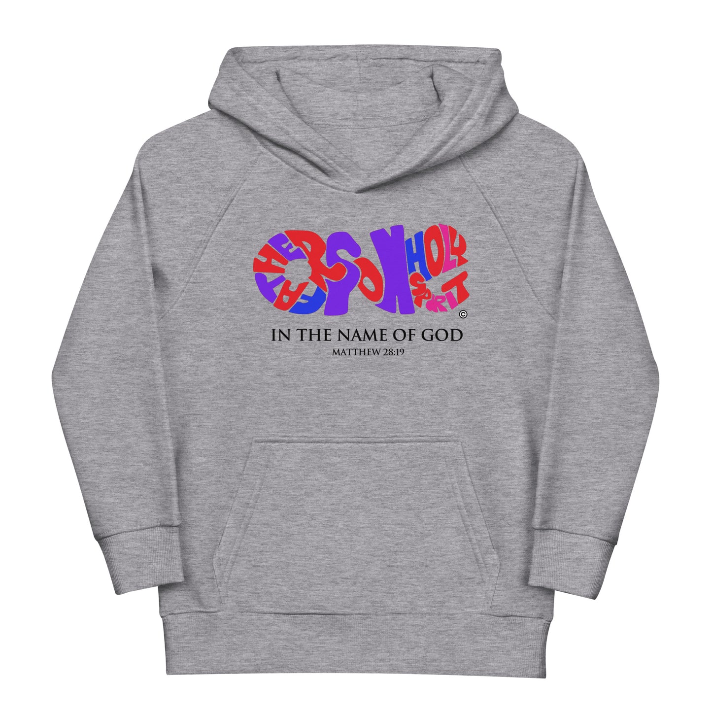 In the Name of God Kids Eco Hoodie