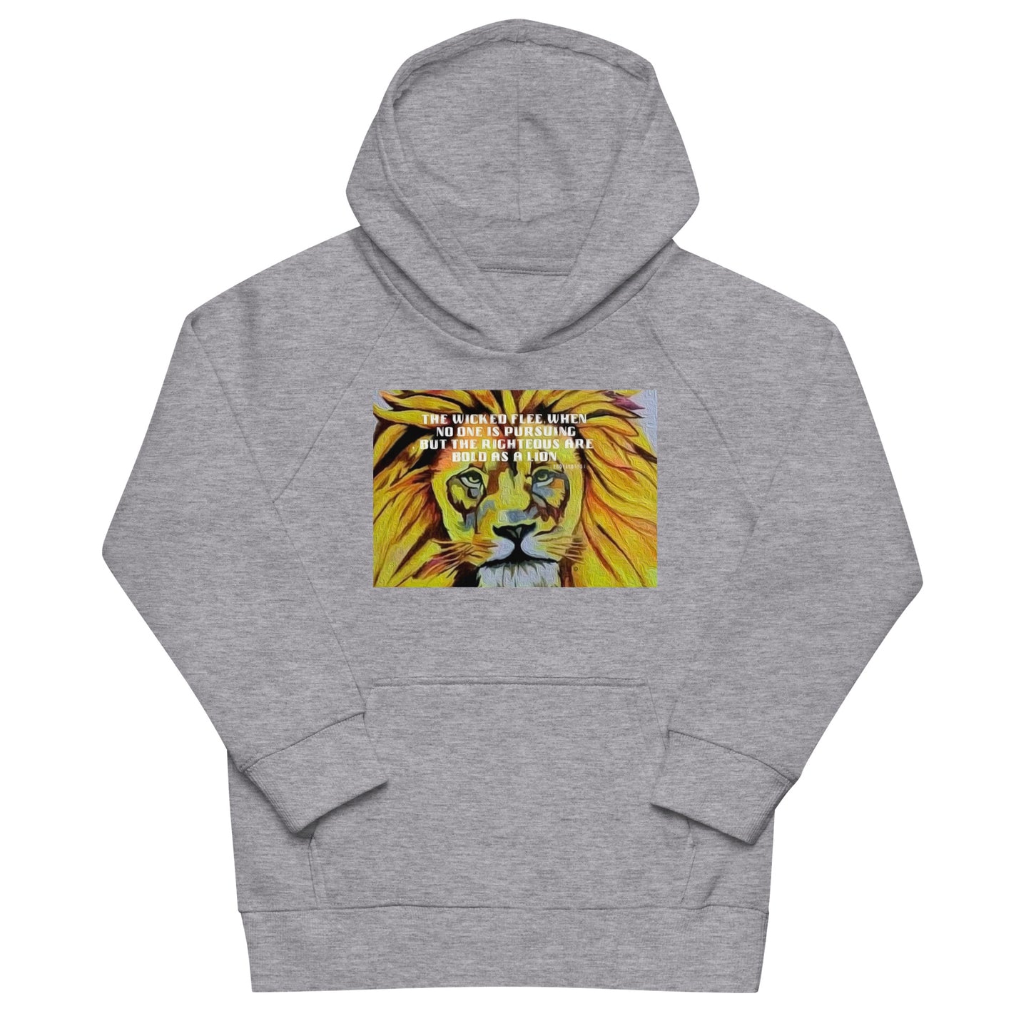 Bold as a Lion Kids Eco Hoodie