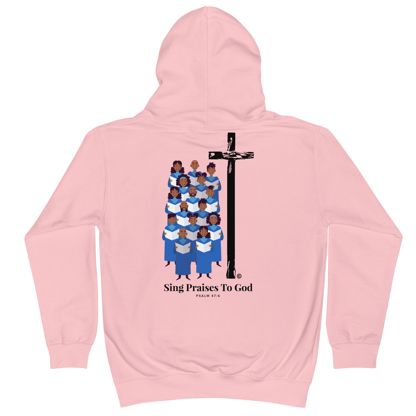 Sing Praises to God Kids Hoodie
