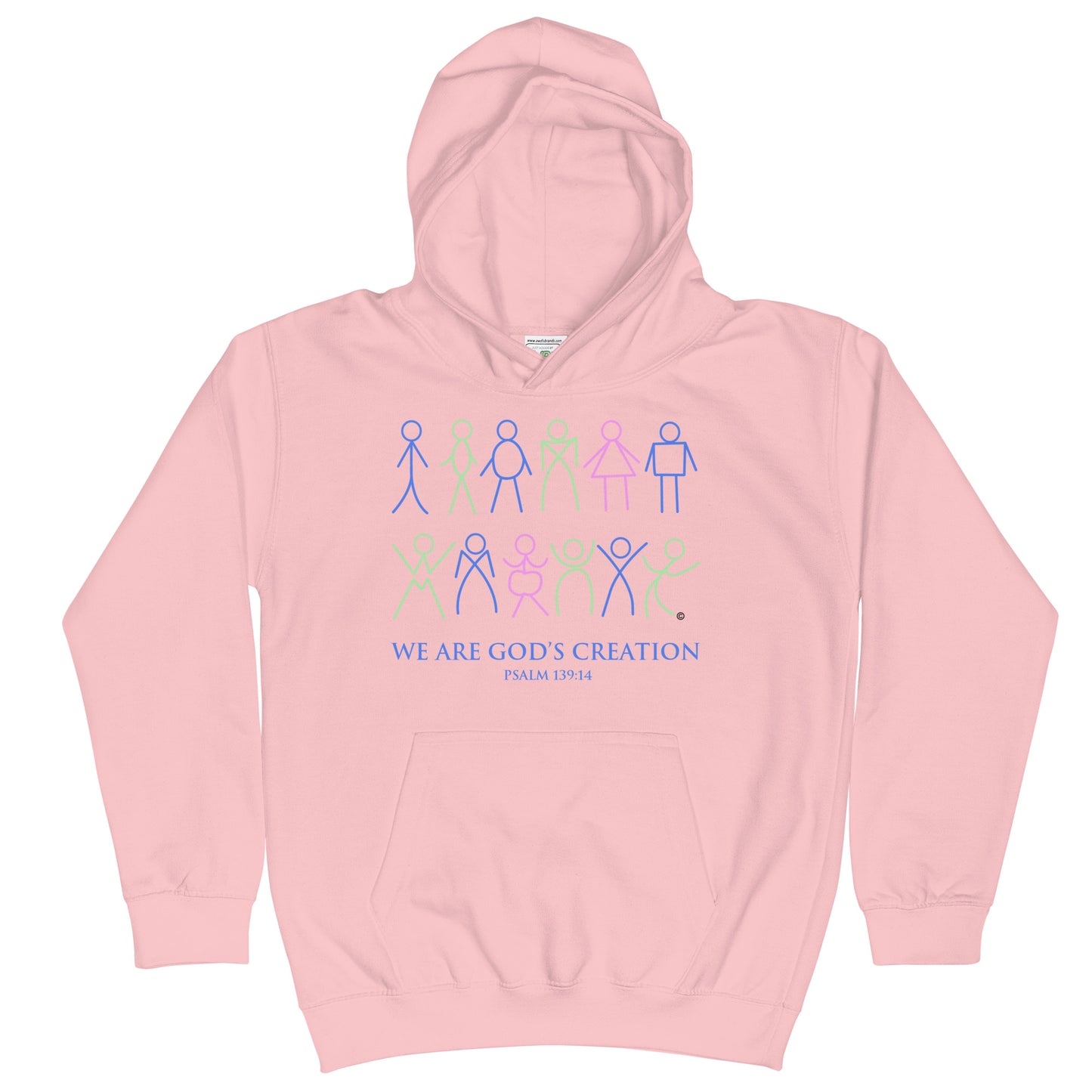 We Are God's Creation Kids Hoodie