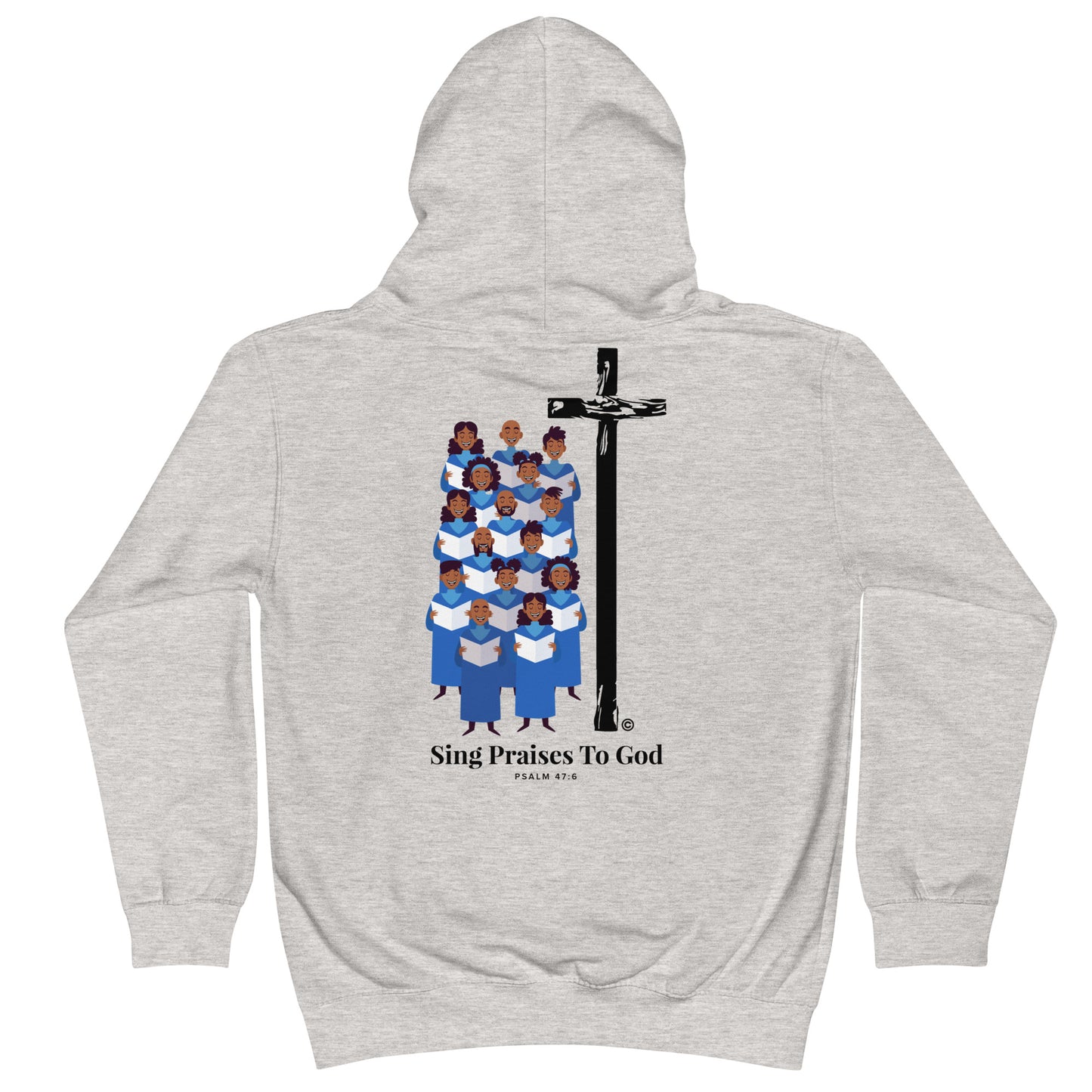Sing Praises to God Kids Hoodie