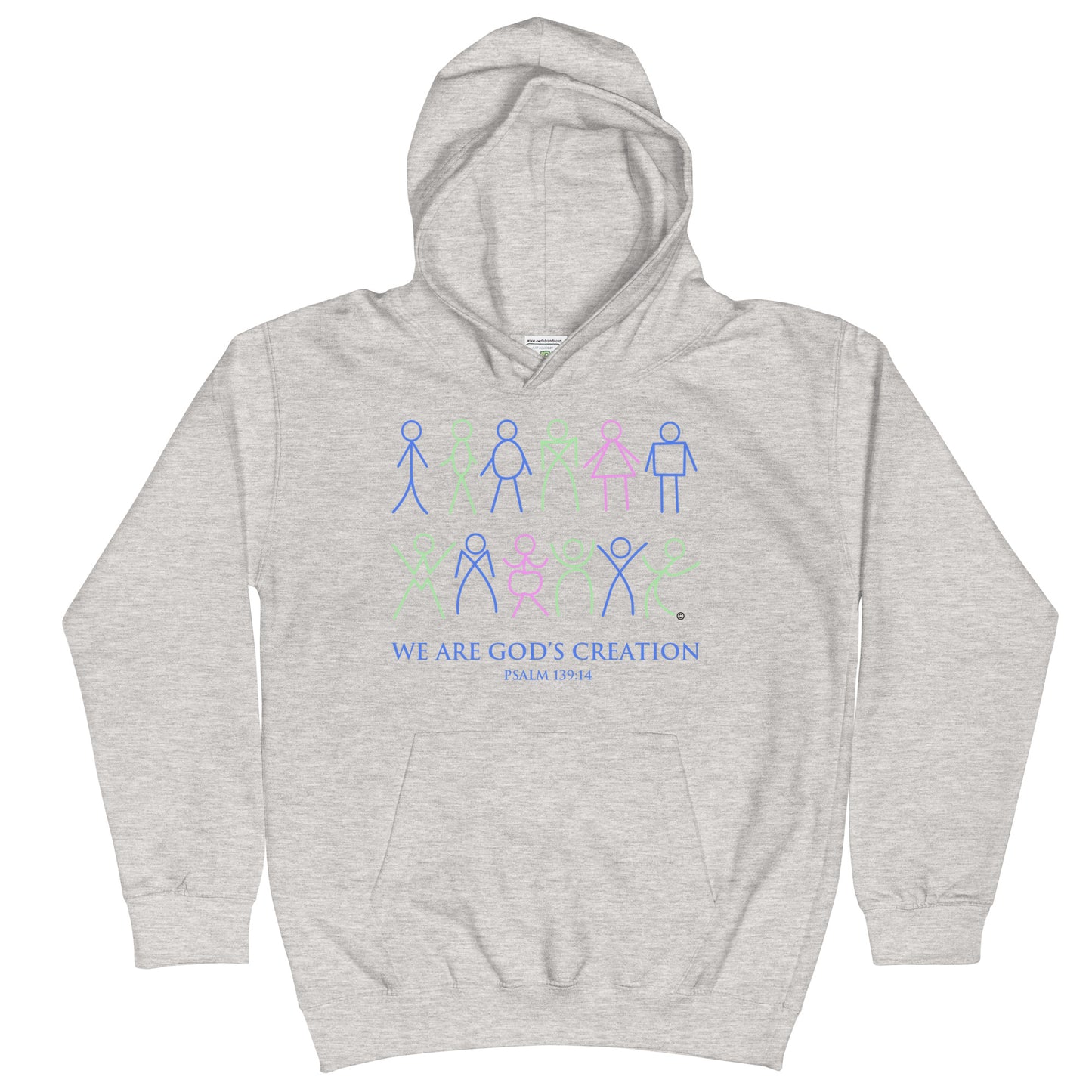 We Are God's Creation Kids Hoodie