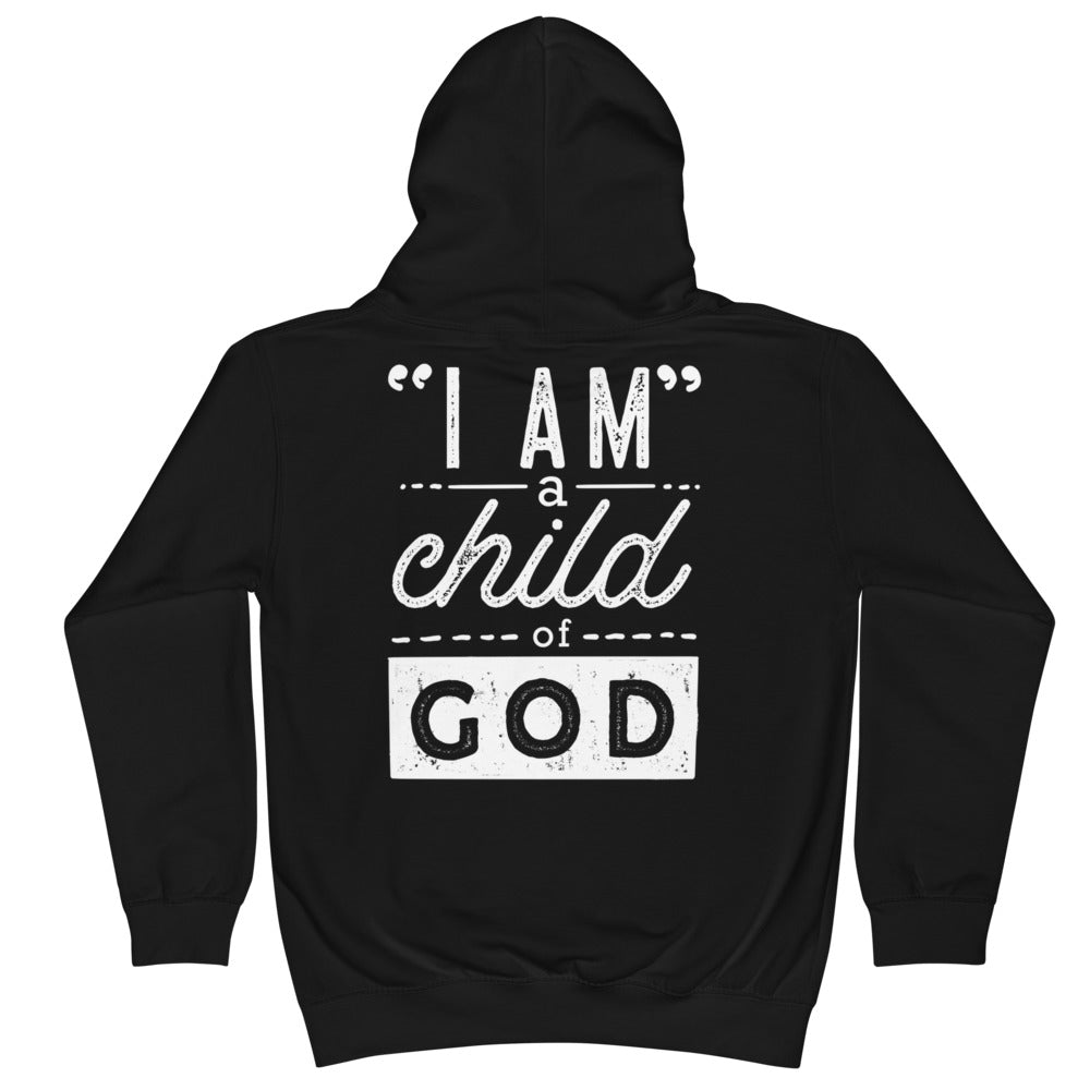 I Am a Child of God Kids Hoodie