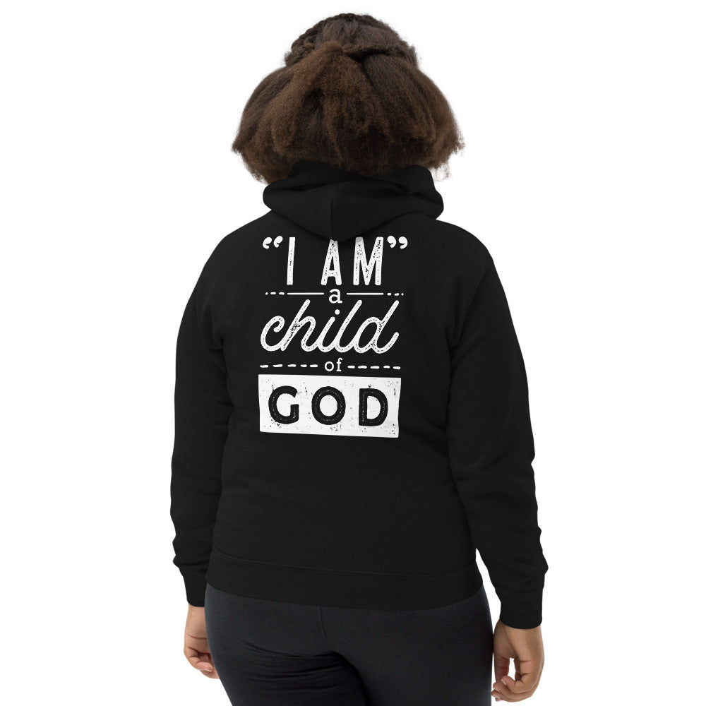 I Am a Child of God Kids Hoodie