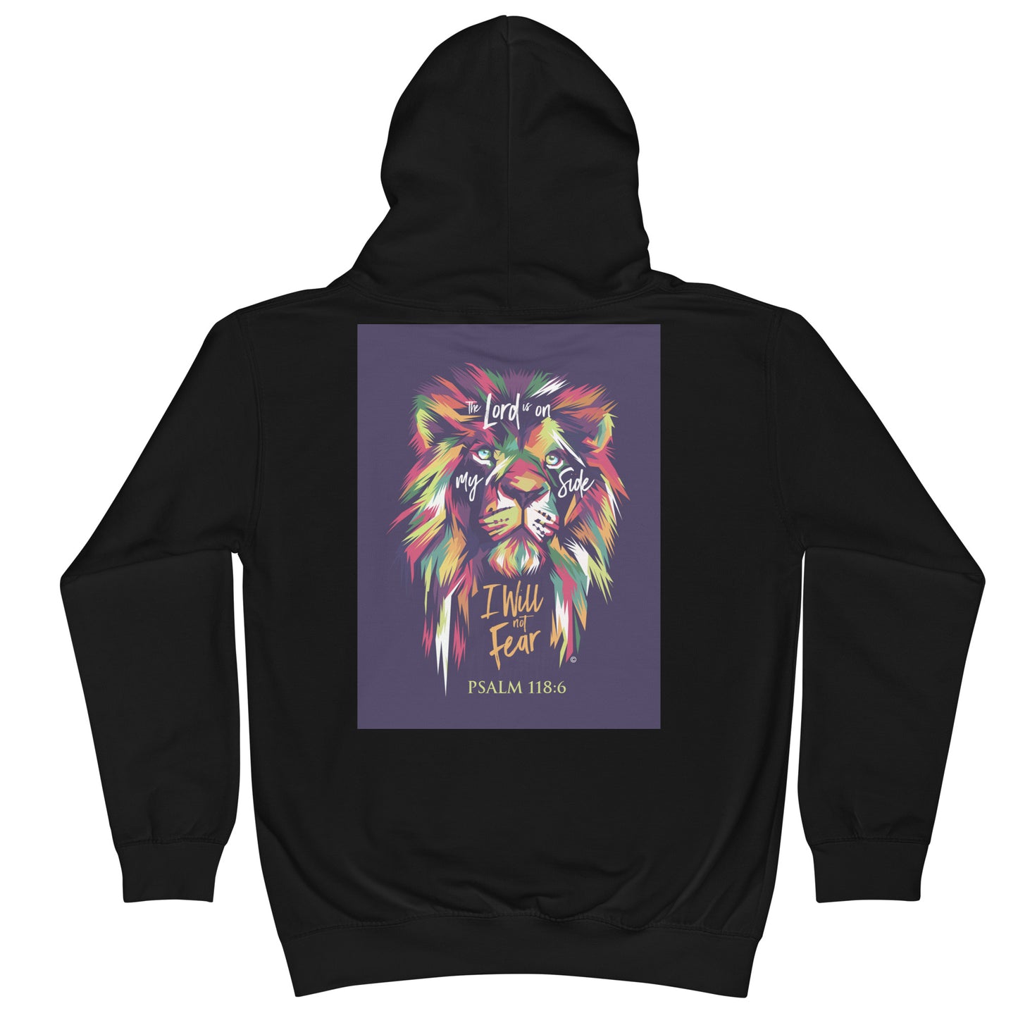 I Will Not Fear Kids Hoodie