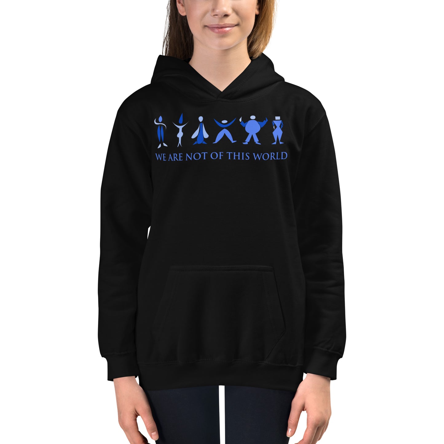 We Are Not of This World Kids Hoodie