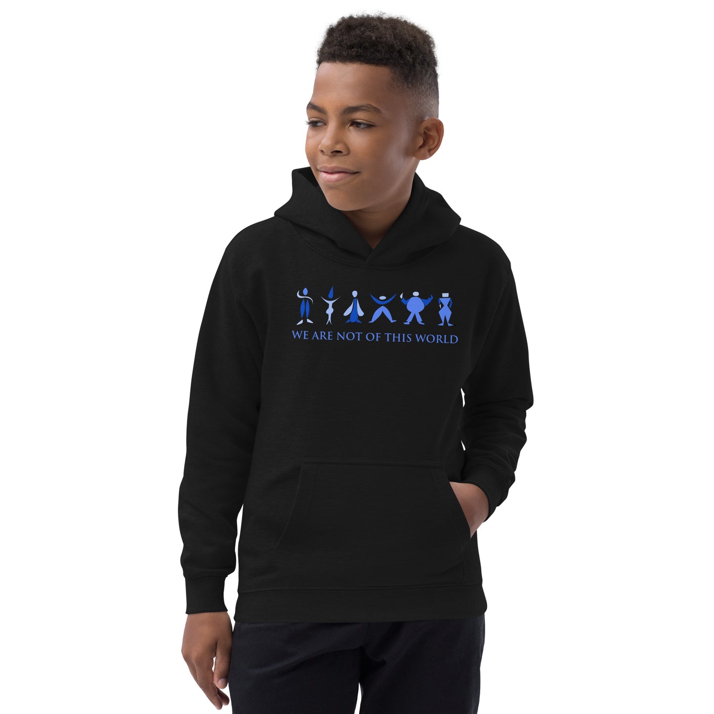 We Are Not of This World Kids Hoodie