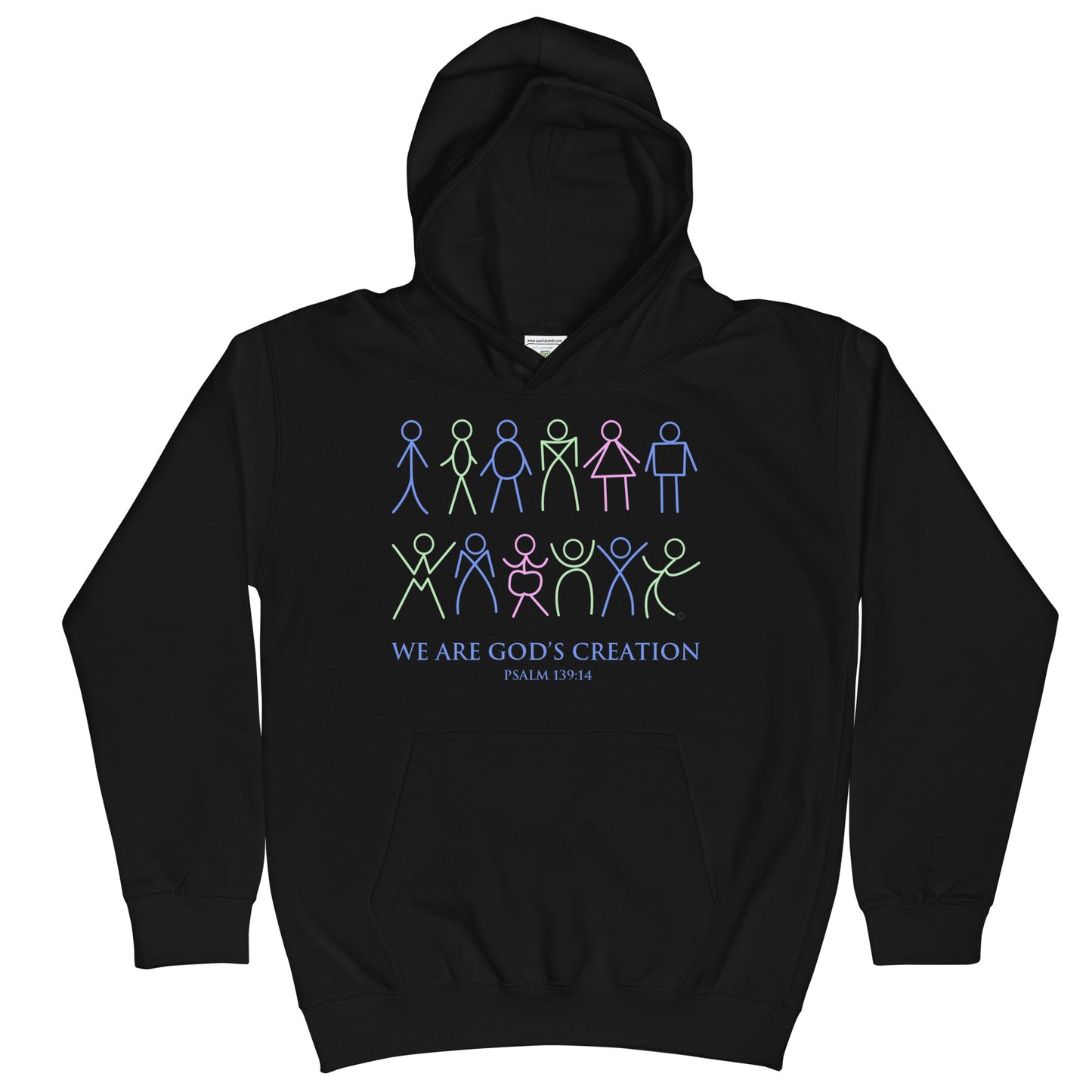 We Are God's Creation Kids Hoodie
