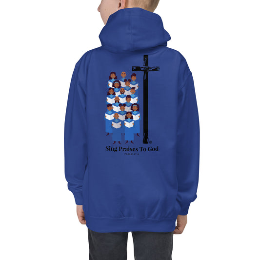 Sing Praises to God Kids Hoodie
