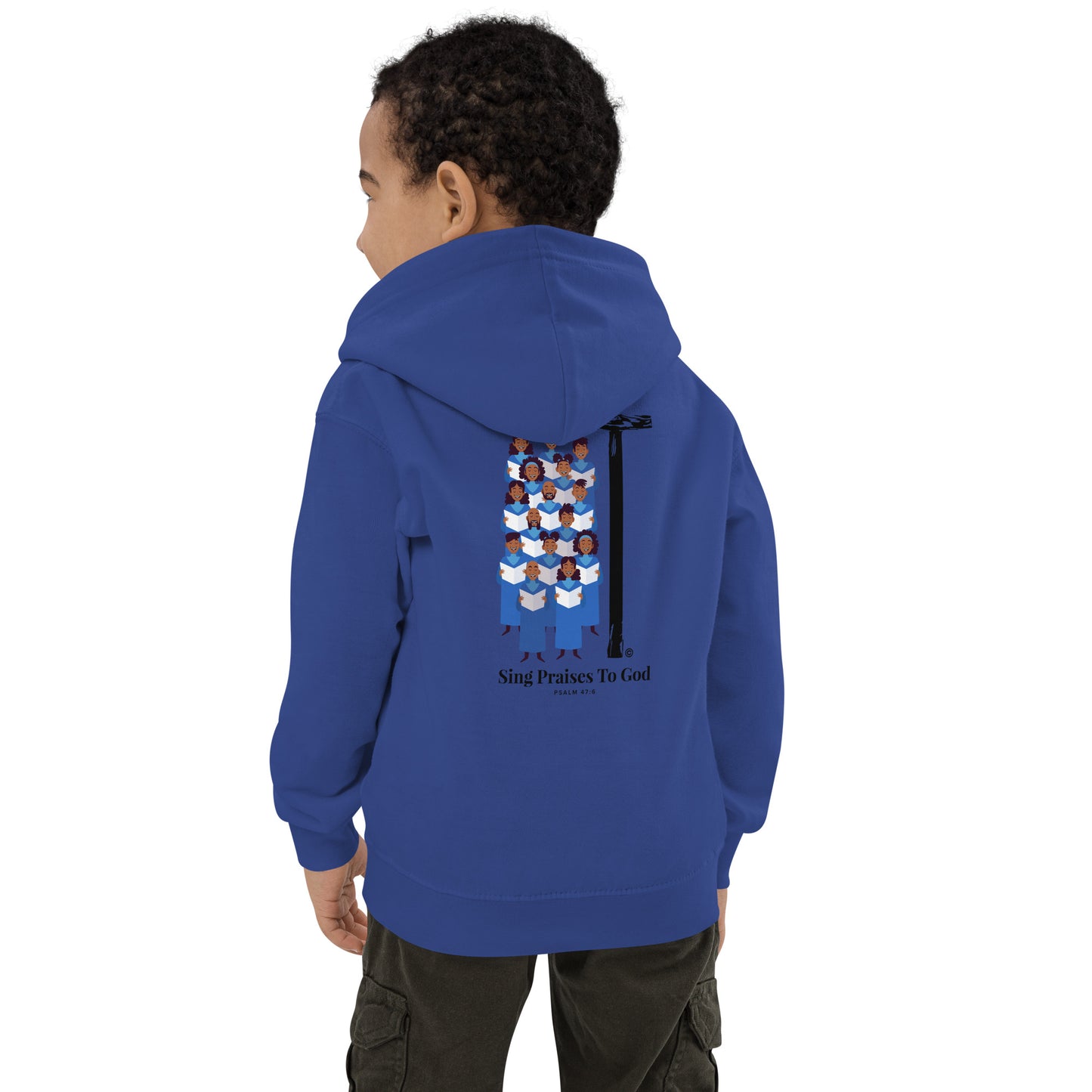 Sing Praises to God Kids Hoodie