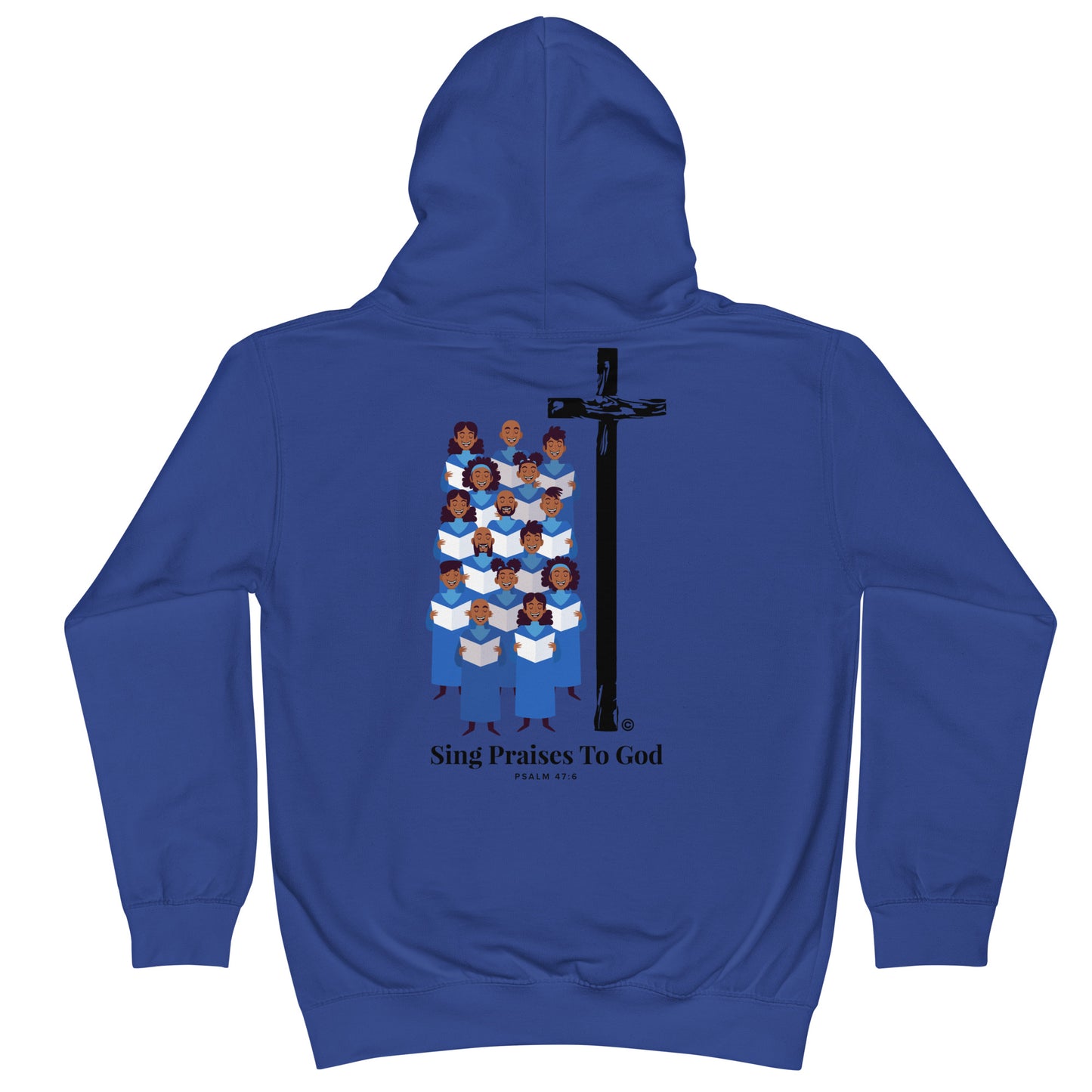 Sing Praises to God Kids Hoodie