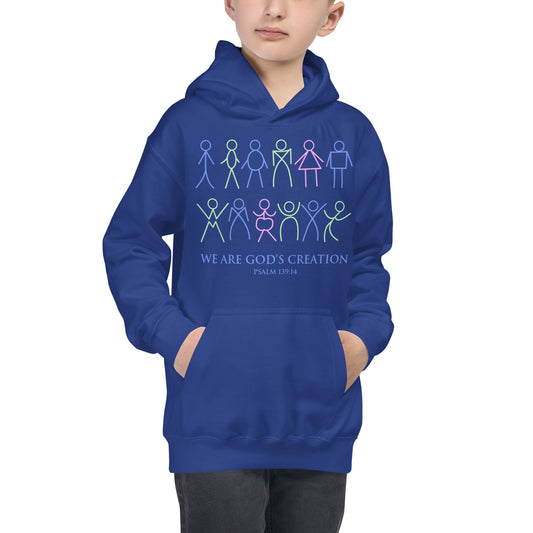 We Are God's Creation Kids Hoodie