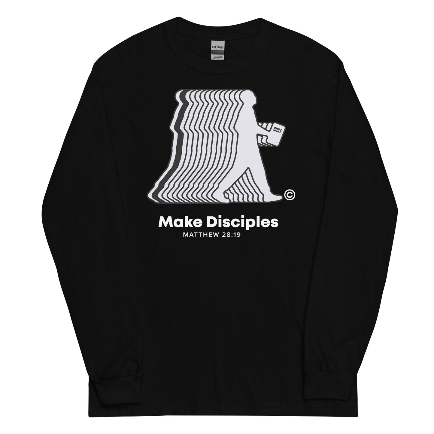 Make Disciples Dark-Colored Men’s Long Sleeve Shirt
