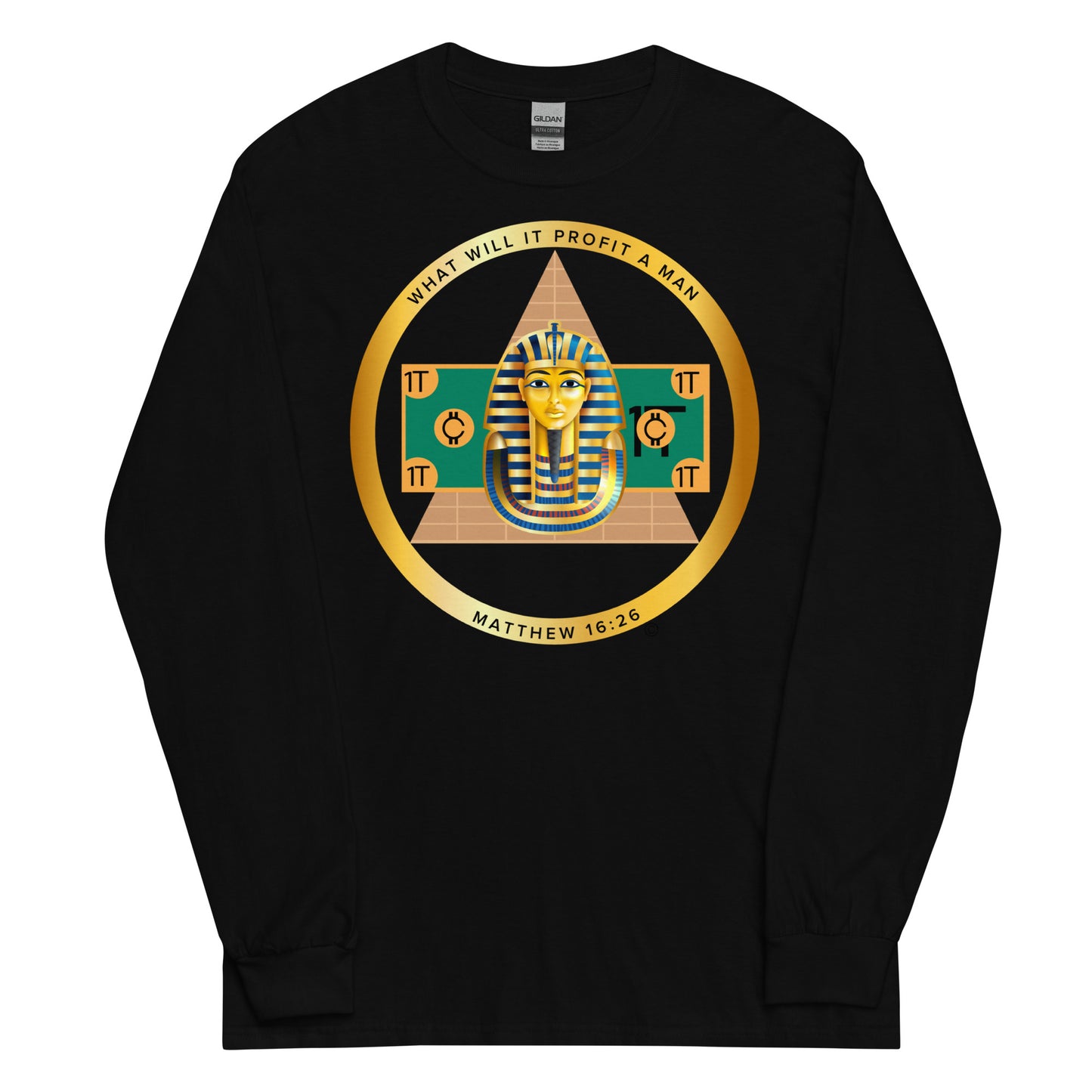 Matthew 16:26 Men’s Long Sleeve Shirt
