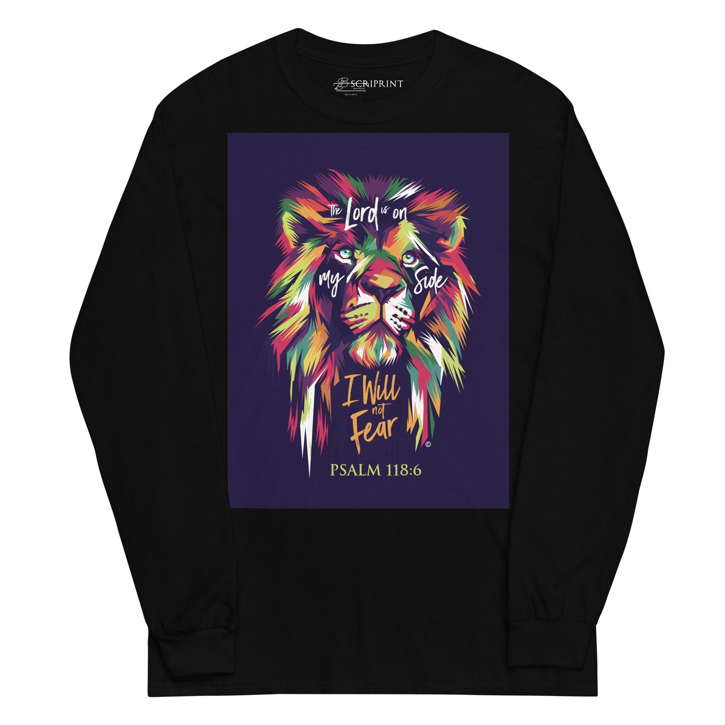 I Will Not Fear Men’s Long Sleeve Shirt