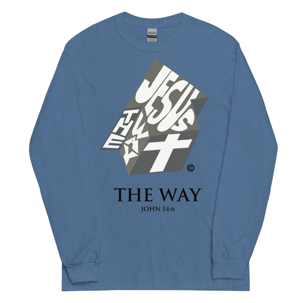 The Way Dark-Colored Men’s Long Sleeve Shirt