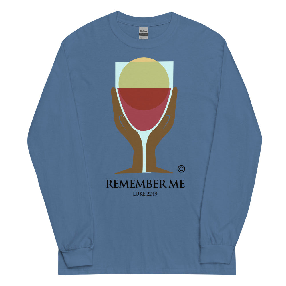 Remember Me Dark-Colored Men’s Long Sleeve Shirt