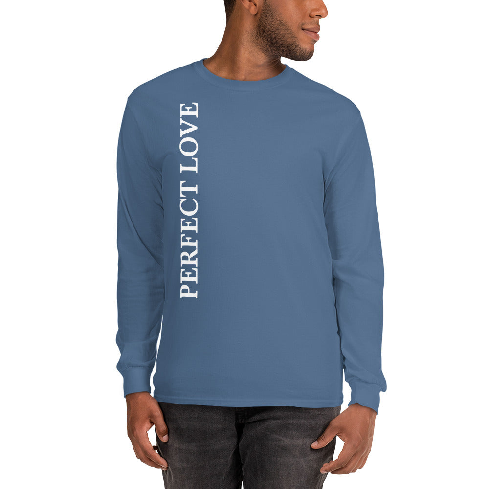 Perfect Love Dark-Colored Men’s Long Sleeve Shirt
