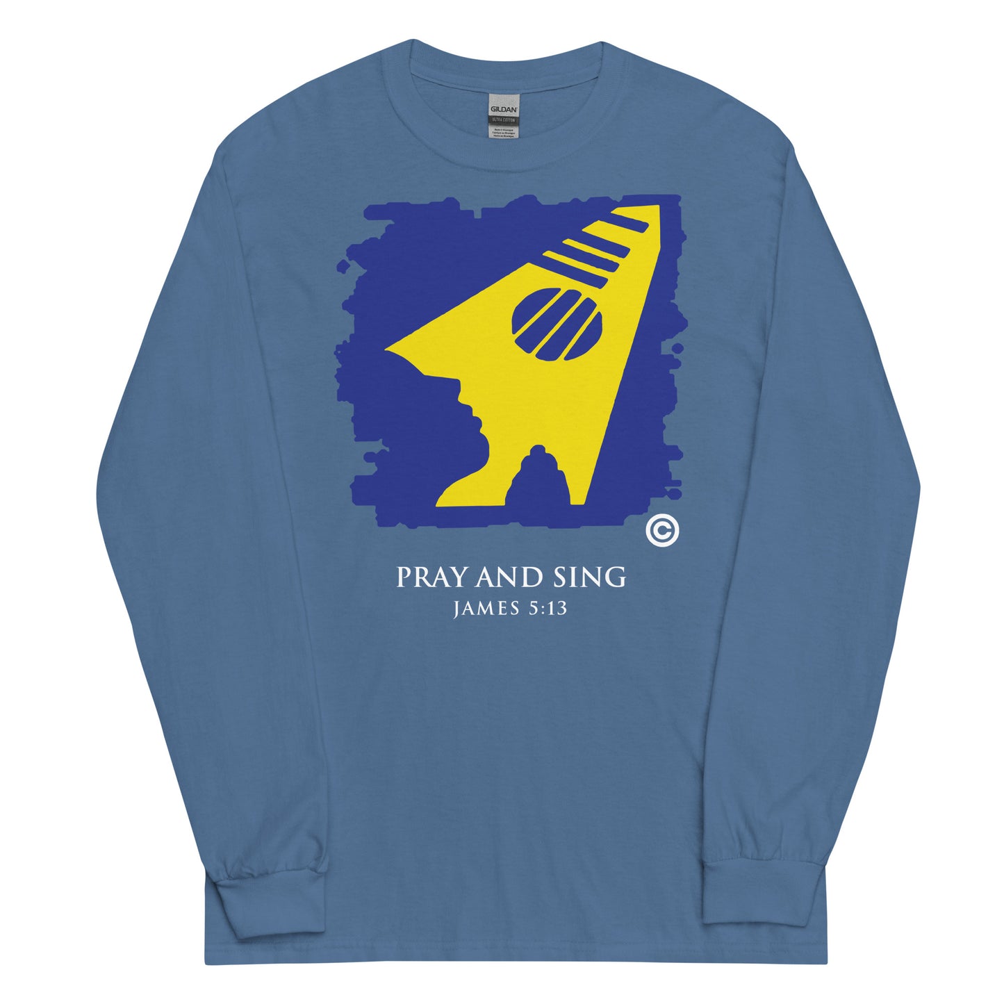 Pray and Sing Men’s Long Sleeve Shirt