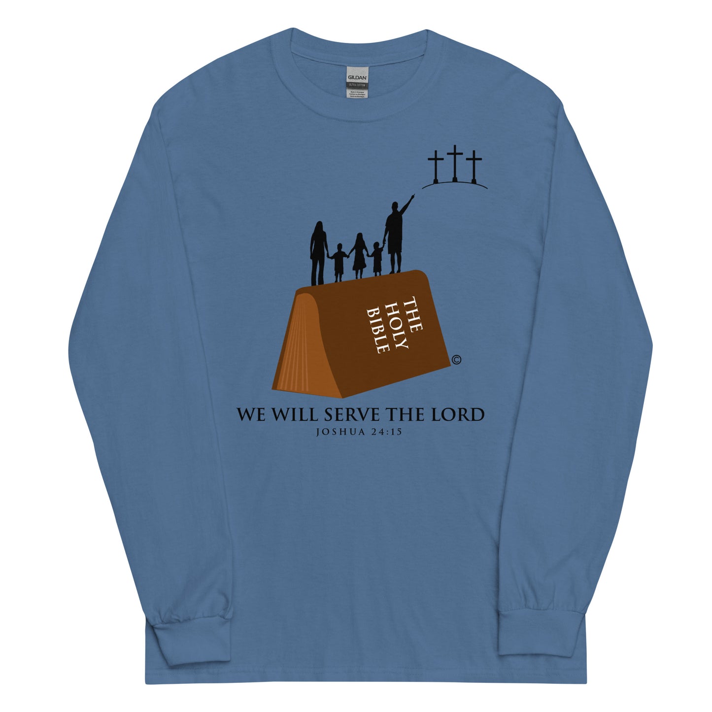 Serve the Lord Men’s Long Sleeve Shirt