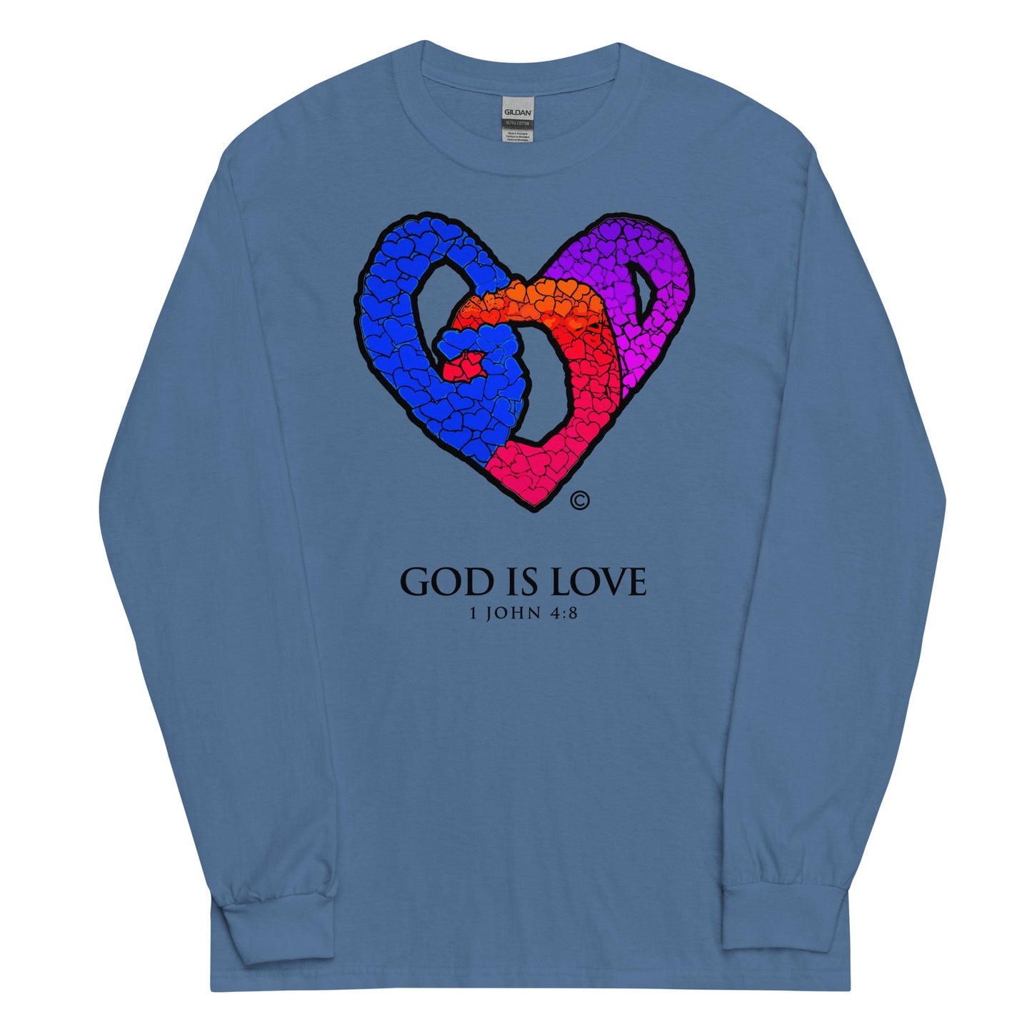 God is Love Men’s Long Sleeve Shirt