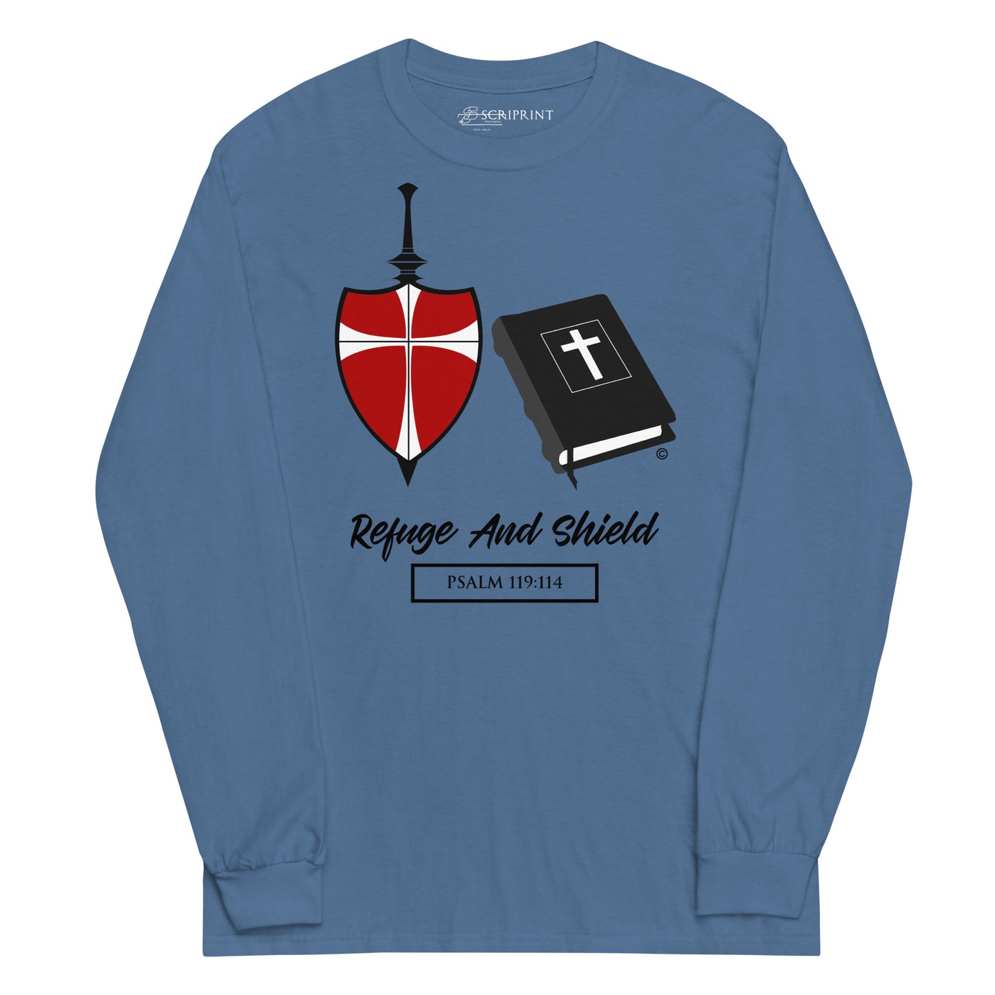 Refuge and Shield Men’s Long Sleeve Shirt