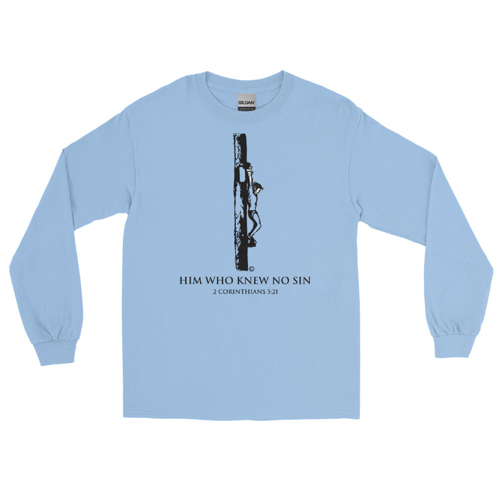 Him Who Knew No Sin Men’s Long Sleeve Shirt