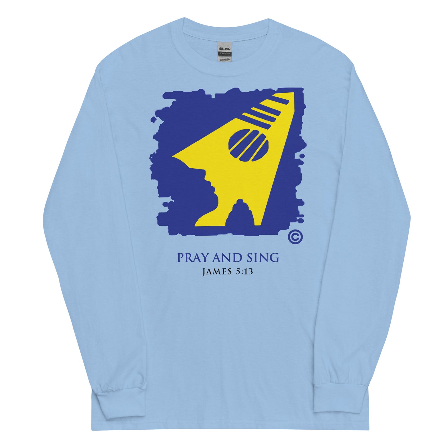 Pray and Sing Men’s Long Sleeve Shirt