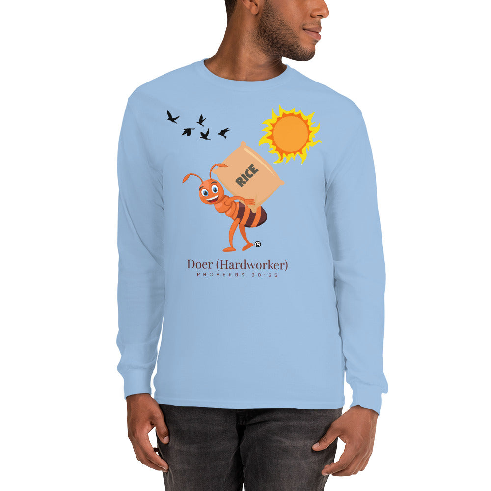 Doer - Hardworker Men’s Long Sleeve Shirt