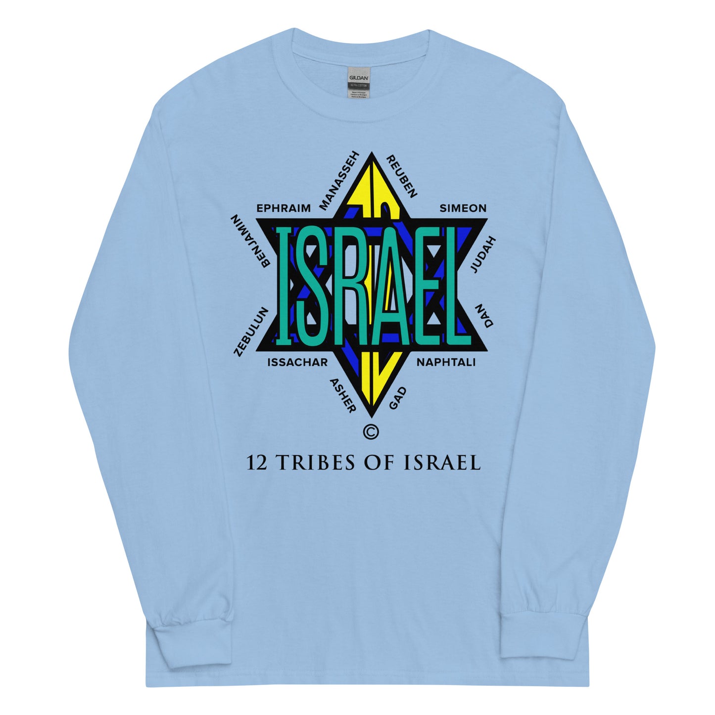 12 Tribes of Israel Men’s Long Sleeve Shirt