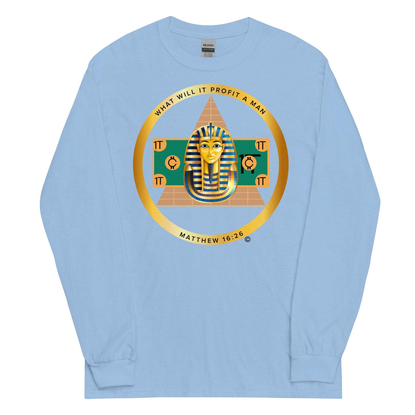 Matthew 16:26 Men’s Long Sleeve Shirt