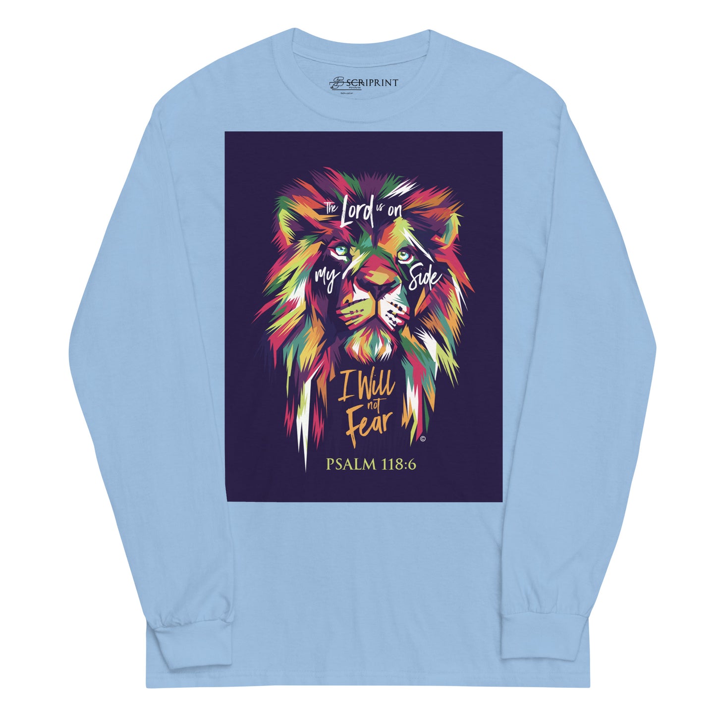 I Will Not Fear Men’s Long Sleeve Shirt