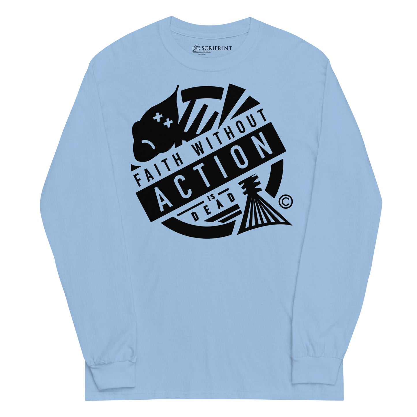 Faith Without Action Men’s Long Sleeve Shirt