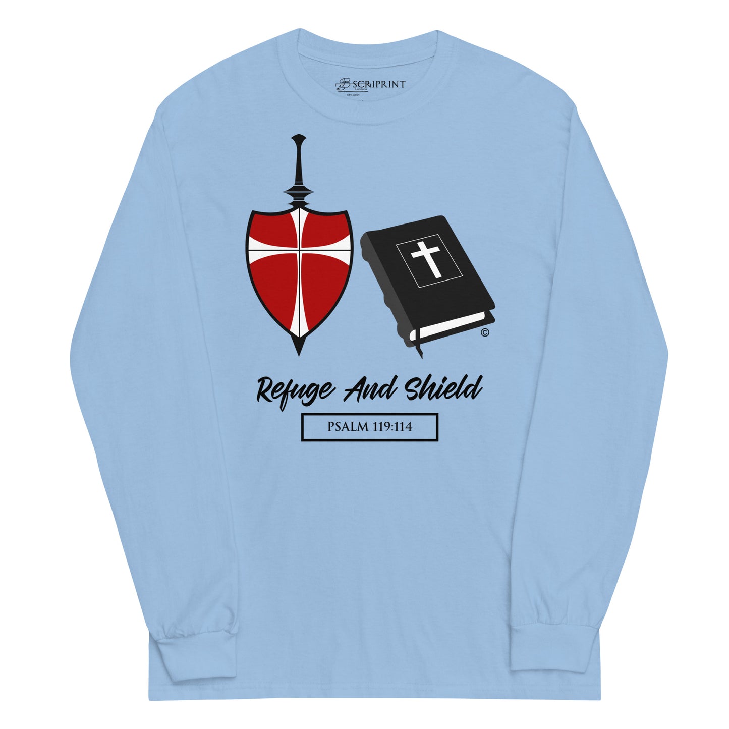 Refuge and Shield Men’s Long Sleeve Shirt
