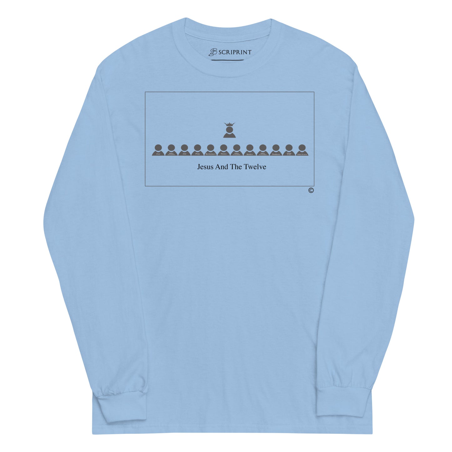 Jesus and the Twelve Men’s Long Sleeve Shirt