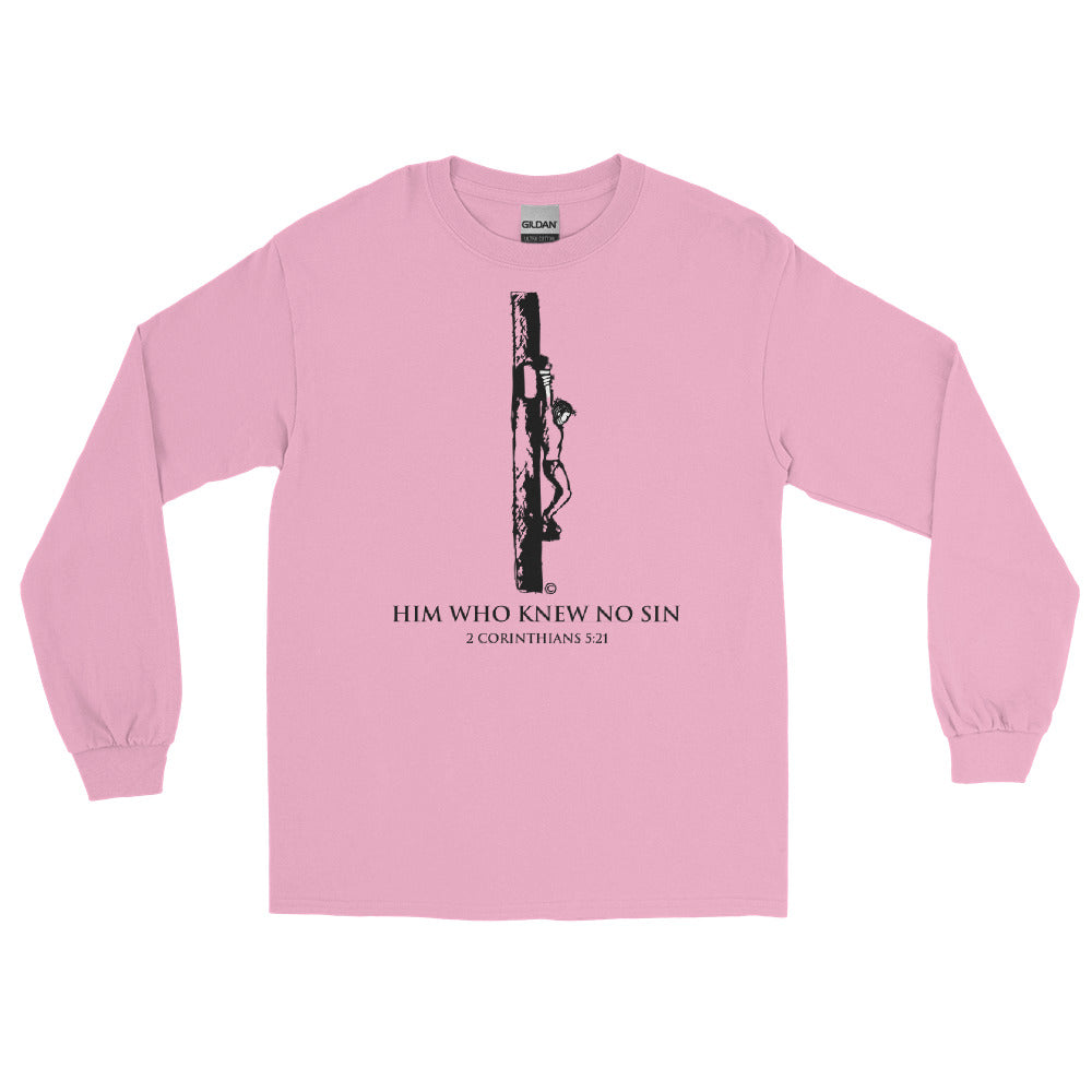 Him Who Knew No Sin Men’s Long Sleeve Shirt
