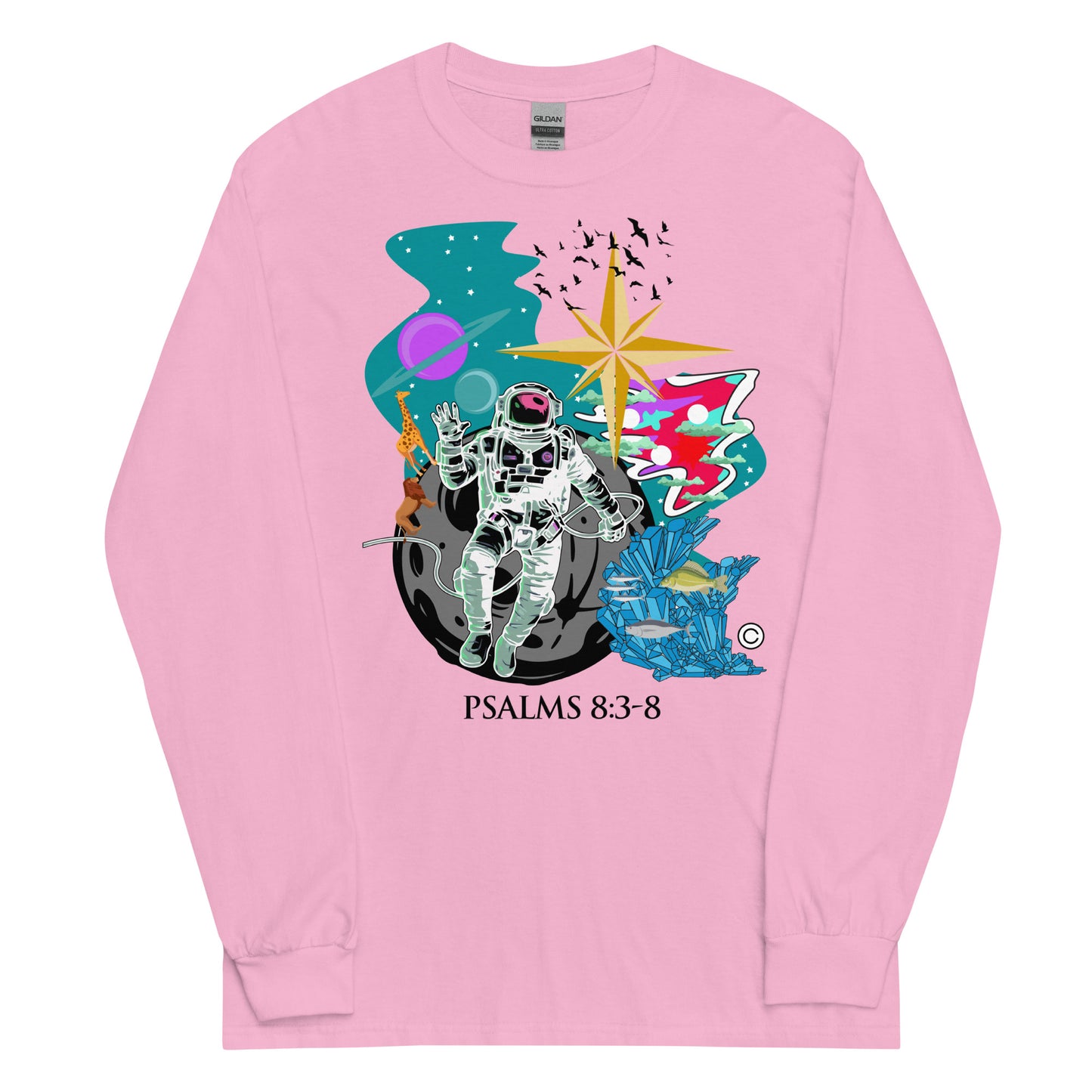 Psalm 8:3-8 Men’s Long Sleeve Shirt